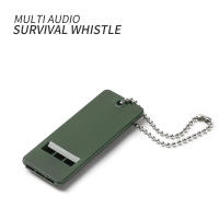 Silbato De Emergencia Al Aire Libre Con Lanyard Y Llave De Cadena Multifuncional Para Escalada Pesca Barcos Soporte De Supervivencia - details 0