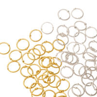 Set De 50 Piezas De Abalorios De Aleación Con Retención De Color Para Manualidades Joyería DIY Anillo De Agujero Doble Y Bola De Hilo Para Bolsos - details 1