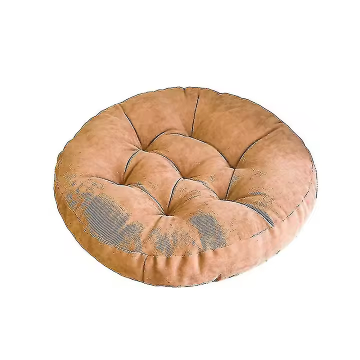Cojines de suelo redondos para silla al aire libre, para sentarse, meditar, yoga, sala de estar, sofá, balcón,40 x 40 pulgadas - 1