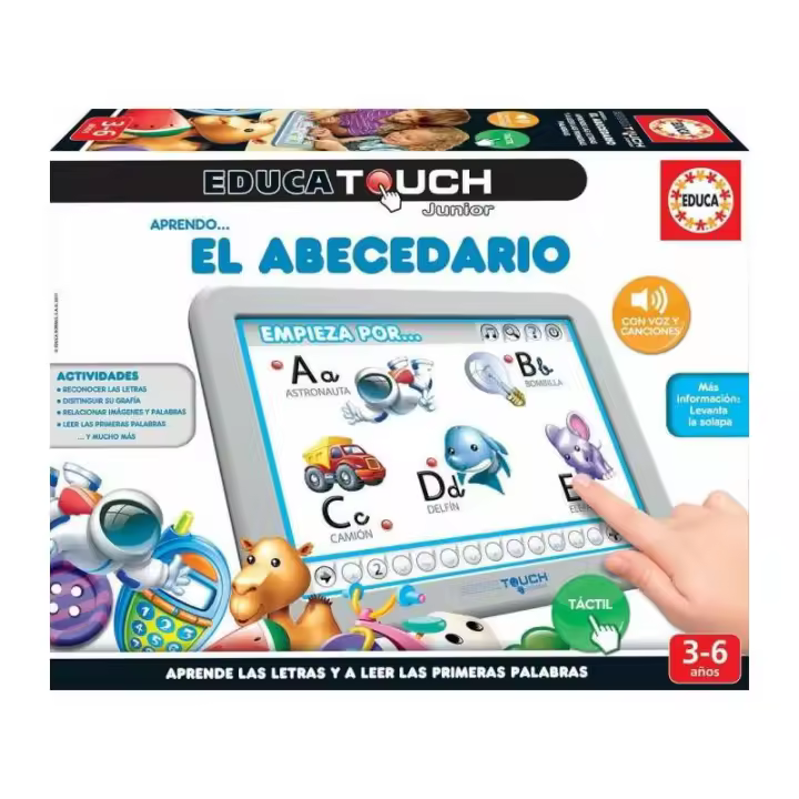 Educa Touch Junior - Juego Interactivo de Abecedario para Aprendizaje Temprano - 1
