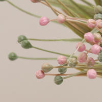 Planta Artificial Verde De Berenjena Para Decoración De Jardín En Casa Accesorio De Boda Fiesta De Navidad Flores Falsas Para Arreglo De Manualidades - details 5
