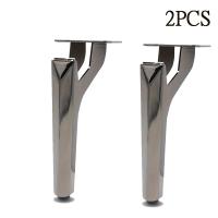 Pies De Sofá Elegantes De Metal 15cm Negro Versátiles Para Soportes De TV Mesas De Café Camas Armarios De Baño Muebles - details 6