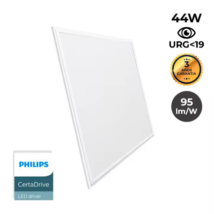Barcelona LED Panel LED slim 60X60 cm - Driver Philips - 44W - UGR19 - 1