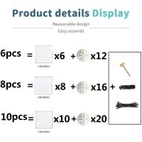 Jaula Para Mascotas Pequeñas DIY Jardín De Animales Combinable Para Perro Gato Conejo Coche De Guineo Hiedra Hogar - details 0