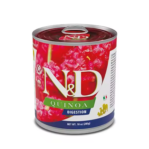 FARMINA N&D DOG QUINOA DIGESTION CAJA 6X285GR - 1