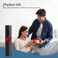 Abridor de vino eléctrico abridor de Sacacorchos de botella de vino eléctrico-abridor de botellas inalámbrico operado por batería para el hogar, barras-Negro - details 4