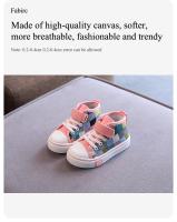 Zapatillas De Niños Casuales Algodón Verano Antideslizantes Transpirables Talla True Unisex Patoleta Y Cordones Dibujos Comunes - details 3