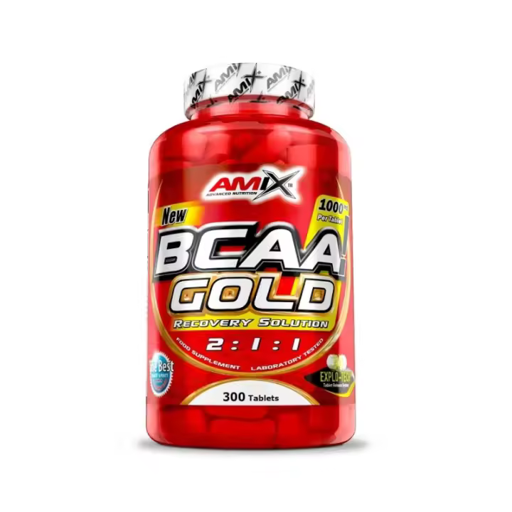 BCAA Gold 2:1:1 300 Tabletas  Aminoácidos de Alta Calidad   AMIX™ - 1
