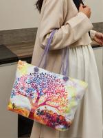 MEJORADA KD-2307 Bolso de Playa-Tote Bag Grande 60x40x20CM con Estampado de Árbol de la Vida y Colores Vibrantes, Ideal para Playa y Vacaciones - details 8