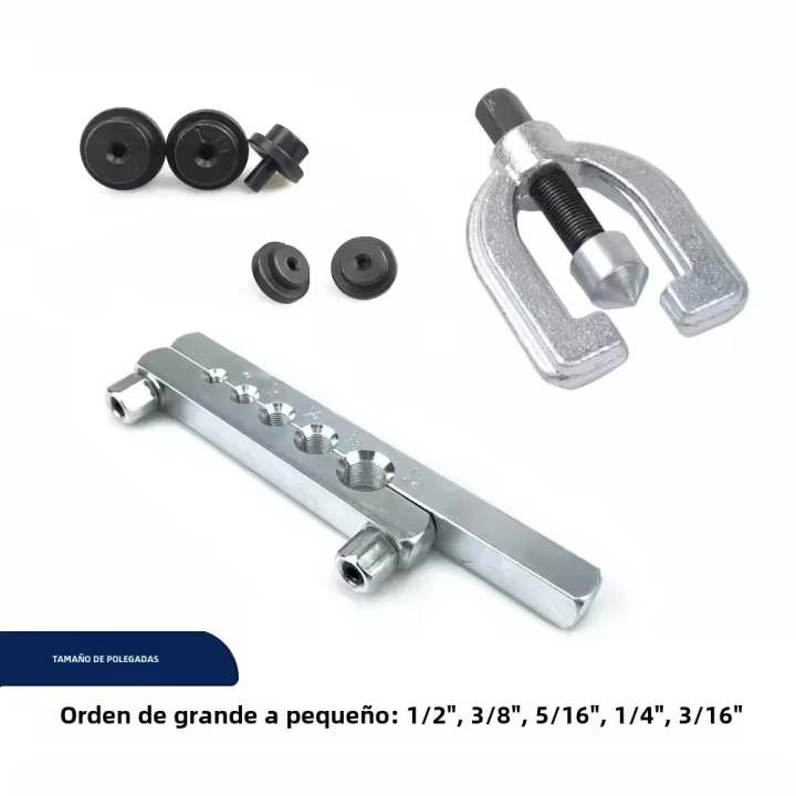 Kit De Herramientas Flared Riser Para Automóvil Tamaño Pulgada Expansor De Tubo De Freno Aire Acondicionado Y Refrigeración Reparación De Coches - 1