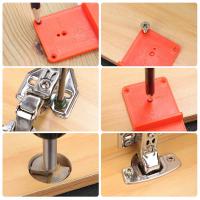 Guía De Perforación Para Bisagras De Armarios 35/40mm Herramienta De Instalación De Bisagras Para Madera Niuxiang ABS Portátil Y Ligero - details 5