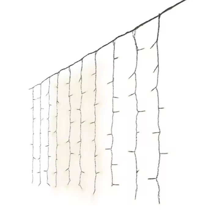 Cortina LED Exterior Blanco Cálido 225x150cm-240l EDM 71604 - Iluminación Exterior - 1
