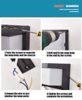 Lámpara De Pared LED Con Sensor De Movimiento AC85-265V ABS Impermeable Luz De Interior Y Exterior Para Iluminación De Pasillos En El Hogar - details 6