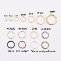 Anillos Abiertos De Oro Rosa 50-200pcs/lot 3-20mm Para Fabricación De Joyas DIY Accesorios De Conexión Anillos Split - details 0