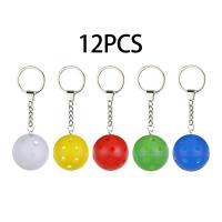Set De 12 Llaveros De Pádel Con Llavero De Maleta Y Colgante Para Bolso Accesorios Para Coche Llavero Creativo De Zinc Alloy Para Amantes Del Pádel - details 1
