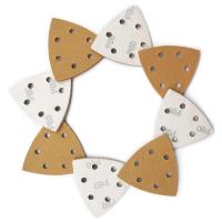 Juego De 40 Piezas De Papel De Herramientas Abrazaderas Oscilantes Con 6 Agujeros 40-240 Grit Para Pulir Madera - details 0