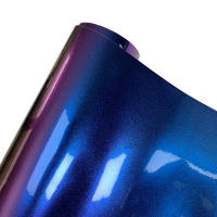 Película De Cambio De Color Para Coche Chameleon Vinilo Enrollado Púrpura a Azul Adhesivo Elástico Con Suelo De Aire Para Automóviles Y Accesorios De Motocicleta - details 8