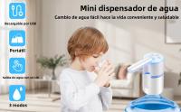Dispensador De Agua Eléctrico Recargable Pum De Botella De Agua Con Función De Frío Despensador De Galletas Dobladable Para Escritorio - details 0
