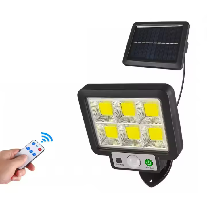 Luz LED Solar para Exterior, lámpara impermeable para decoración de Jardín, Garaje, Garaje, 3 Modos de Control, - 1