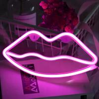 Lámpara LED De Labios Potenciada Por USB Luz Nocturna 3D Para Decoración De Pared Habitación Juego Dormitorio Sala De Estar - details 6