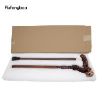 Bastón De Madera Marrón Con Diseño De Cráneo Para Moda Y Vampire Cospaly Fiesta Decorativo Mace Varita Halloween 93cm - details 12