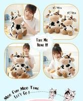 Peluche de vaca, 40 cm, muñeco de peluche, suave y esponjoso, regalo para cualquier edad y ocasión - details 1