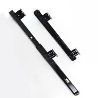 Guía De Riel deSuspensión Para Cajón Plegable Y Telescópico Con Soporte De Encaje Mudo Y Ajustable En Color Negro Para Muebles - details 4