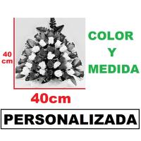 Centro de Flores para Cementerio Gerimport | Ramos de Flores para Todos los Santos | Flores Artificiales de Tela | Ancho 40cm | Alto 40cm | Personalizar Color y Medida | Contacto con Nosotros - details 3