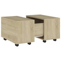 vidaXL Mesa de centro madera contrachapada 60x60x38 cm Blanco, Negro, Gris Mesita de Salón o Comedor o Auxiliar Mesa de Café Meuble Salón - details 3