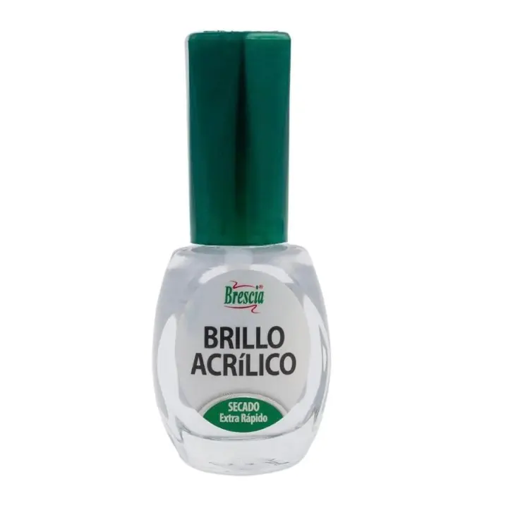BRESCIA- TOP COAT BRILLO ACRILICO SIN LAMPARA ,CAPA SUPERIOR DE ESMALTE DE UÑAS,SECADO EXTRA RAPIDO,MANICURA PROFESIONAL 12.50 ML - 1