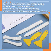 IMZAY 3/4/6 Pcs Ranas De Hueso Para Doblar Herramienta De Plegado Para Manualidades De Papel Cuero Y Encuadernación Set Profesional De Herramientas - details 2