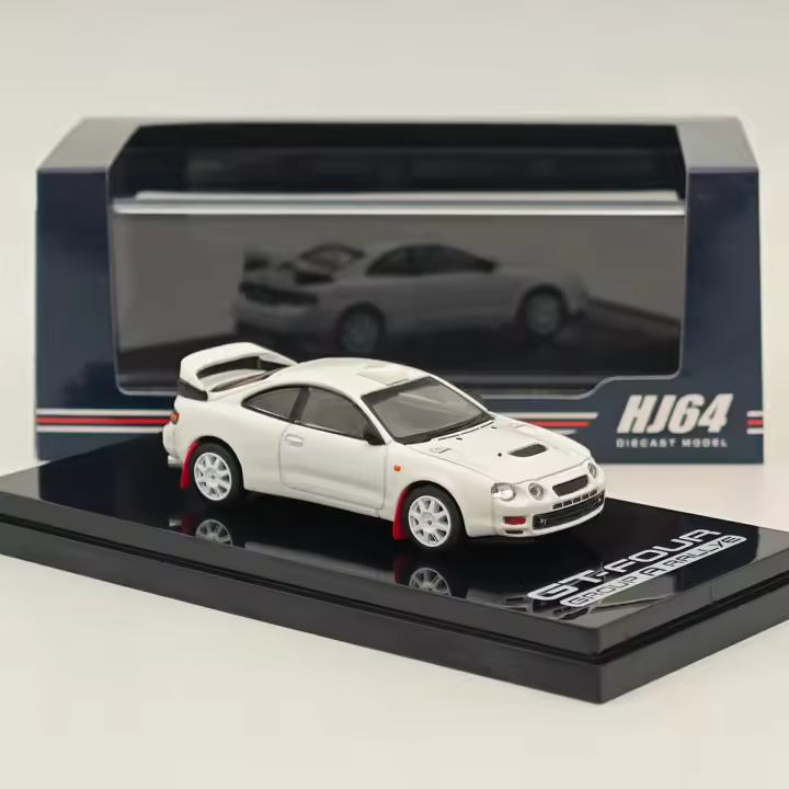 Coche De Colección Hobby Japan 1:64 CELICA GT-FOUR ST205 JDM WRC Edición Con Ruedas De 8 Radios Modelo De Metal Para Entusiastas De Coches - 1