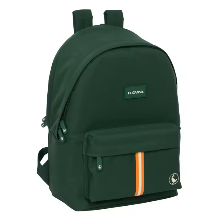Mochila Doble Para Portatil 15,6"+Usb El Ganso Basics "Green" 31x44x18 Cm (Safta 642563820) - 1