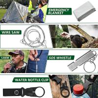 Survival kit emergency tactical gear for outdoor camping, hiking, hunting, travel, and fishing, gifts for fathers, men, husbands, and sons. - details 0