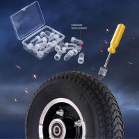 Kit De Reparación De Neumáticos Sin Grifo Universal Para Coche Motocicleta Scooter 10-100 Piezas Tornillos De Goma Para Reparación De Neumáticos Tubeless - details 3