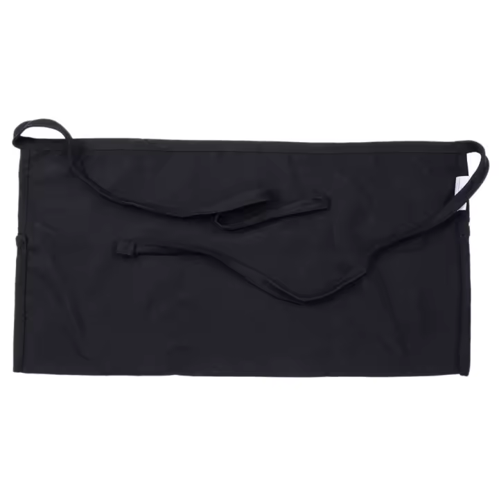 Delantal Negro Con Bolsillo Para Cocinero Impermeable De Cintura Para Restaurantes Hoteles Bares Tiendas De Alimentos Y Cocina - 1