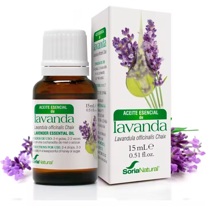 Aceite Esencial de Lavanda Soria Natural - Aromaterapia Relajante y Puro para Tu Bienestar - 1