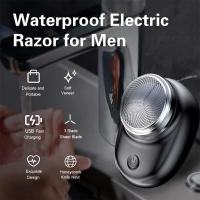 Mini máquina de afeitar Eléctrica para hombres, Eléctricas en seco y húmedo, cargables por USB - details 0