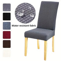 Cubierta De Silla Elástica Impermeable Para Comedor Cocina Boda Hotel Banquete Restaurante Anti Suciedad Housse De Chaise - details 5