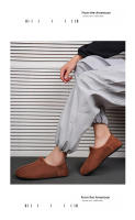 Zapatillas De Invierno MAEDEF Para Hombres Y Mujeres Ligeras Y Cálidas Con Plush Para Dormitorio Zapatos De Tela De Algodón Ajuste True to Size Material De Suela De Goma - details 16