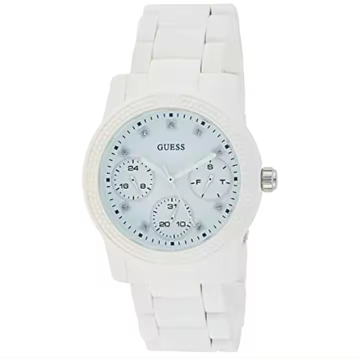 Guess W0944l1 Funfetti Reloj Para Para Mujer Color Blanco - 1