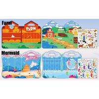 Libro De Pegatinas Desmontables 1Set Escenas Dobles Y Plegables Para Niñas Con Temas De Granja Mermaids Y Viaje Ideal Para Regalo De Fiesta O Viaje En Avión - details 1