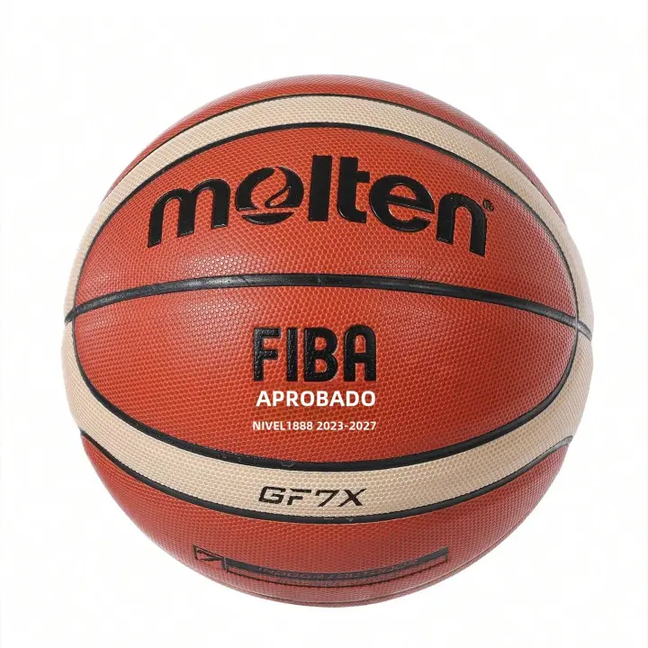 Baloncesto Molten Tamaño 7 GF7X PU Para Interior Y Exterior Juego De Baloncesto Para Mujeres Niños Y Hombres Entrenamiento Y Partidos - 1