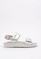 Geox J SANDAL COSTAREI GIRL  Sandalia Plana Niña Plateado - details 0