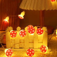 Luces LED De Hongo Con 20 Leds Para Decoración De Interior Y Ambiente Navideño Fuentes De Alimentación USB/Batería Regalo De Fiesta - details 1