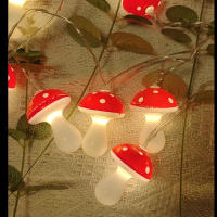 Luces De Encaje LED Rome Para Decoración De Navidad Y Fiestas Interno Bombillas De Mushroom Cuarzo 063 Luz De Atrás De Flores Tamaño 1.5m10led 3m20led 6m40led - details 0
