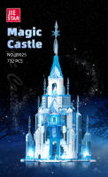 Set De Bloques De Construcción Creativo Con 786 Piezas Princesa Hielo Magia Castillo MOC Juguetes Educativos Para Niñas Niños Edad 6-12 - details 0