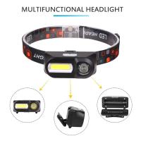 Lámpara De Cabeza Para Exteriores Con Luz Fuerte LED Multi Función Recargable Por USB Luz De Noche Para Pesca Y Actividades Al Aire Libre - details 1