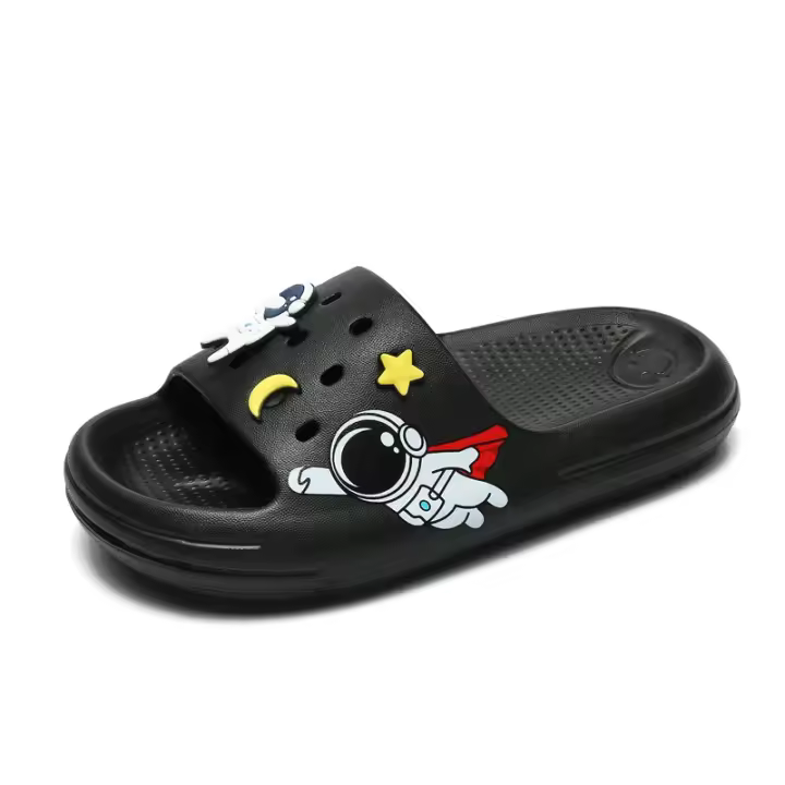 Zapatillas De Niños Con Diseño De Astronauta Calesiñas Casuales Para Hombres Y Mujeres Zapatos Flotadores Para Playa Y Interior Transpirables Y Cómodas Para Verano - 1