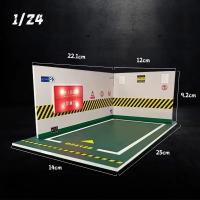 Modelo De Edificio De Estacionamiento Subterráneo PVC 1:32 1:24 Con Luces Escena De Decoración Para Coleccionistas De Automóviles - details 10